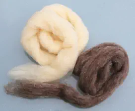 Kardenband naturweiß und naturbraun